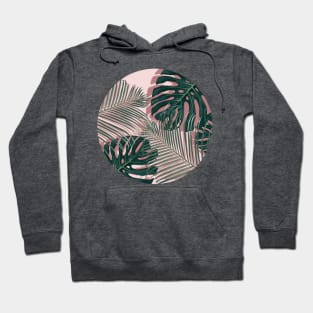 Monstera and Palm Leaves Hoodie